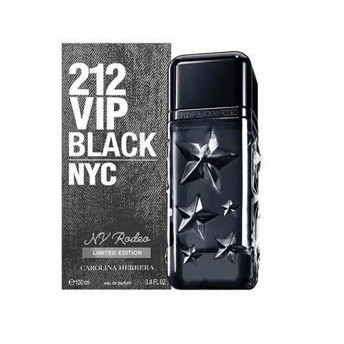 CAROLINA HERRERA 212 VIP BLACK NY RODEO MEN 3.0 OZ EDP SP