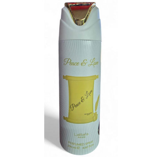 BODY SPRAY LATTAFA PRIDE  PEACE & LOVE UNISEX 6.7 OZ SP