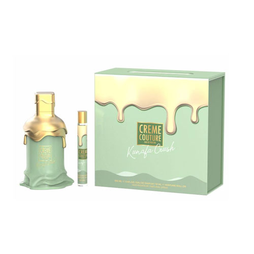 LECHAMEAU CREME COUTURE KUNAFA CRUSH WOMEN 3.4 OZ EDP SP+0.33 OZ ROLL ON