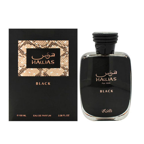 RASASI HAWAS BLACK MEN  3.4 OZ EDP  SP