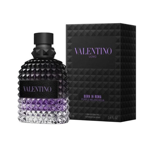 VALENTINO BORN IN ROMA UOMO PURPLE MEN 3.4 OZ EDT SP