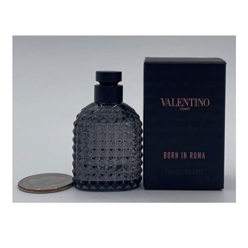 MINI VALENTINO UOMO BORN IN ROMA MEN 0.13 OZ EDT SP