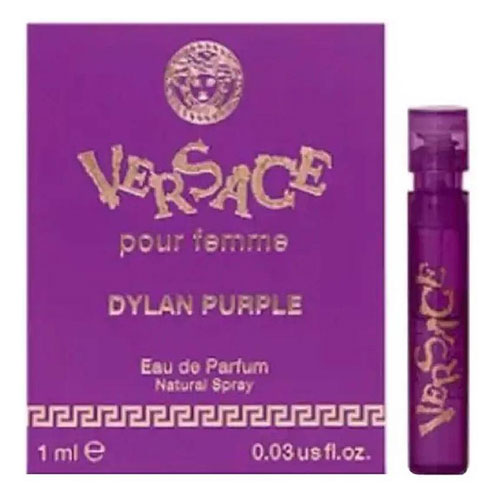 VIAL VERSACE DYLAN PURPLE WOMEN 0.03 OZ EDP SP
