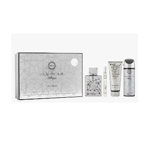 SET ARMAF CLUB DE NUIT SILLAGE MEN (4 PC )3.4 OZ EDP SP / 0.34 OZ TRAVEL / 3.4 OZ SG /6.8 OZ BODY SPRAY