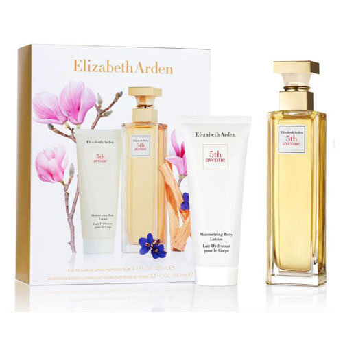 SET ELIZABETH ARDEN FIFTH AVENUE WOMEN (2 PC ) 4.2 OZ EDP SP / 3.4 OZ BL