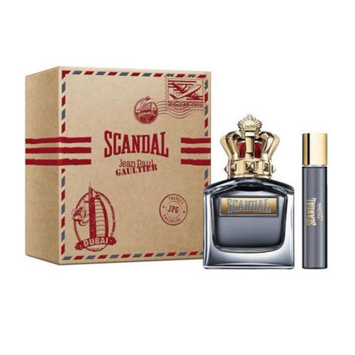 SET JEAN PAUL GAULTIER SCANDAL MEN ( 2 PC ) 3.4 OZ EDT /0.68 OZ MINI