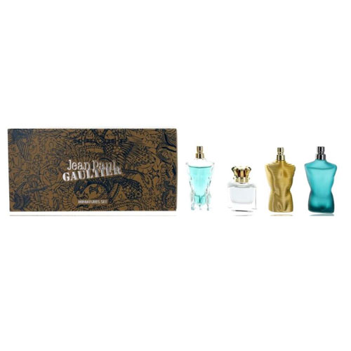 MINI SET JEAN PAUL GAULTIER MEN (4 PC )  X 0.24 OZ  EDT SP