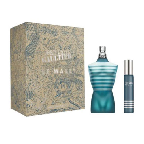 SET JEAN PAUL GAULTIER LE MALE MEN (2 PC) 4.2 OZ EDT SP /0.68 OZ EDT SP (TRAVEL EXCLUSIVE)