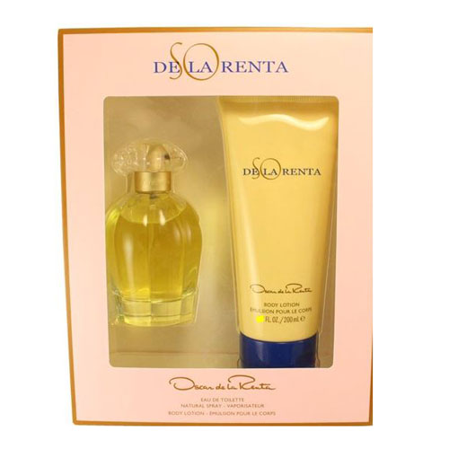 SET OSCAR DE LA RENTA SO WOMEN  ( 2 PC )3.4 OZ.EDT SP /4.2 OZ FRAGANCE MIST